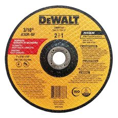 Disco de Desbaste Dewalt 7/8" DW80403 Abertura de Canaleta 4.1/2" X 4,8 mm