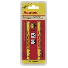 Lâminas de Serra Tico-Tico Starrett 75mm HCU38-2 8D Aço Carbono com 2 Peças