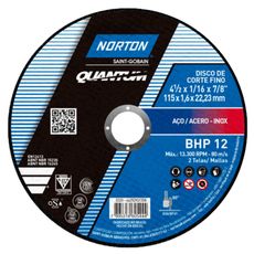 Disco de Corte Norton Quantum 115x1,6x22,23mm