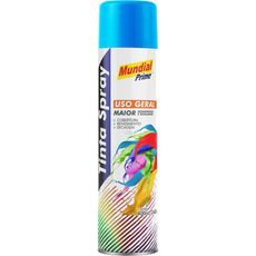 Tinta Spray Mundial Prime Uso Geral 400ml Azul Médio