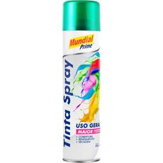 Tinta Spray Mundial Prime 400ml Metálica Verde