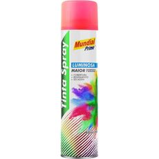 Tinta Spray Mundial Prime 400ml Luminosa Vermelho