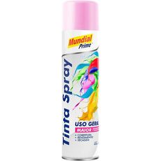 Tinta Spray Mundial Prime Uso Geral 400ml Rosa