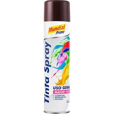 Tinta Spray Mundial Prime Uso Geral 400ml Marrom