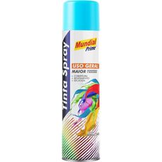 Tinta Spray Mundial Prime Uso Geral 400ml Azul Claro