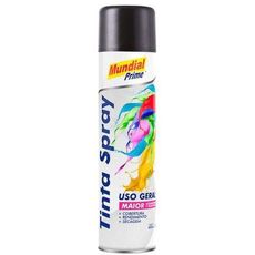 Tinta Spray Mundial Prime 400ml Metálica Grafite