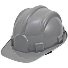 Capacete de Segurança com Aba Frontal Plastcor Cinza 70000468