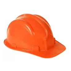 Capacete de Segurança com Aba Frontal Plastcor Laranja 70000469