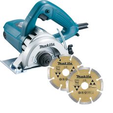 Serra Mármore Makita 4.1/3" 4100NH3ZX2 1300W com 2 Discos de Corte