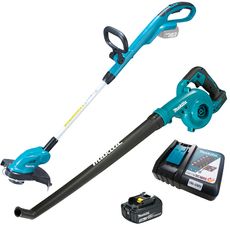 Kit Makita Aparador de Grama DUR181 + Soprador de Folha DUB186 + Bateria 18V 3.0Ah + Carregador bivolt