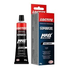 Silicone Superflex Loctite Maxx Alta Temperatura Preto 80gr