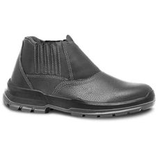 Bota de Segurança Elástica Fujiwara 90HEXTL200 Couro Biqueira de Aço