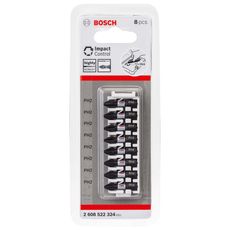 Ponta para parafusar Bosch Phillips PH2 25mm Impact Control - 8 unidades