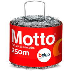 Arame Farpado Belgo Motto 250m