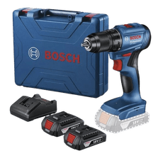 Furadeira Parafusadeira 18V Bosch GSR185LI-2B Sem Fio, 2 baterias