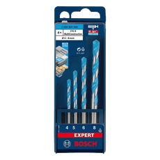 Jogo Brocas Bosch EXPERT CYL-9 MultiConstruction Ø 4-5-6-8 mm